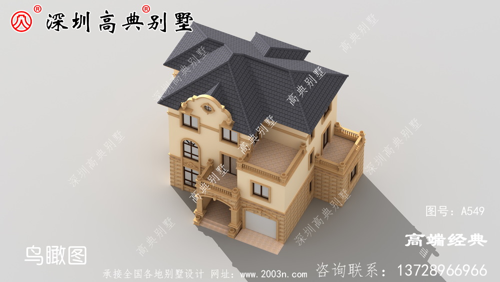 低成本、经济实用的三楼农村别墅户型,真是相当不错呀!