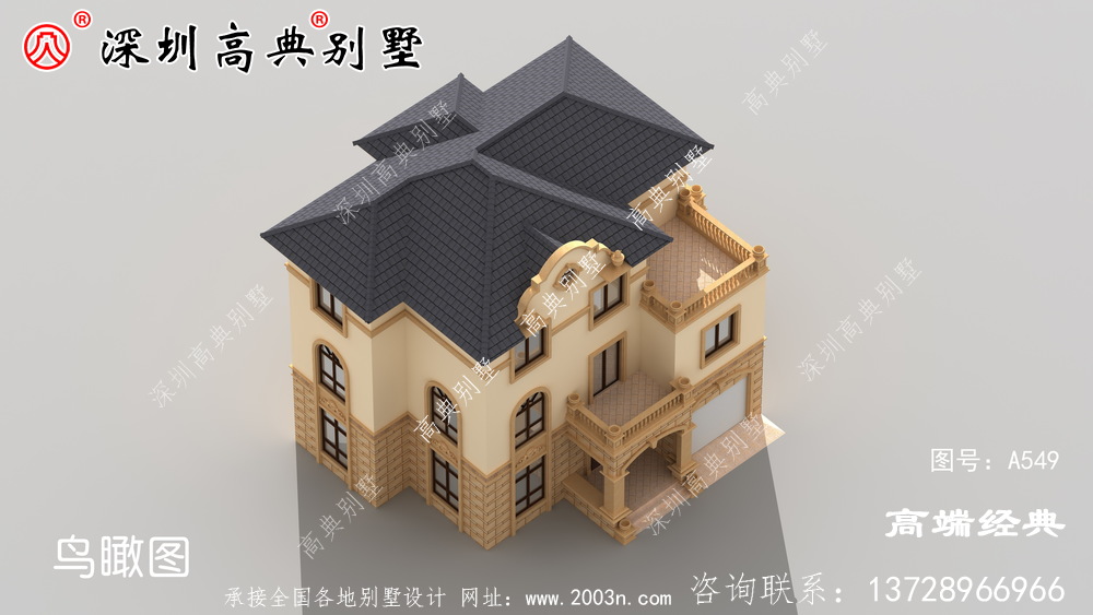 低成本、经济实用的三楼农村别墅户型,真是相当不错呀!