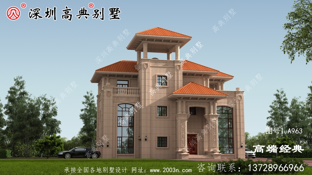 乡村三层楼的设计图,简约大气,不会让你失望。