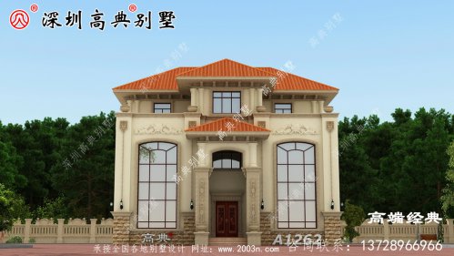 农村三层简单别墅设计图，大户型设计图，心动了！
