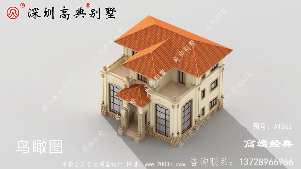 农村三层简单别墅设计图,大户型设计图,心动了!