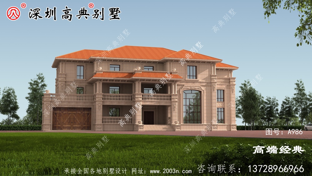 农村三层别墅,邻居看了都说好
