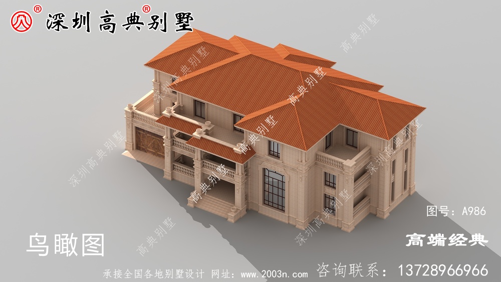 农村三层别墅,邻居看了都说好