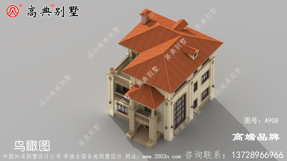 造型简洁精致,建一栋别致的农村别墅就是如此简单