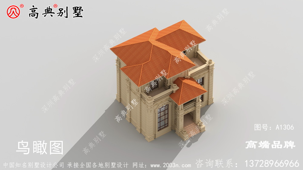 欧式石材别墅外观配色统一不易过时