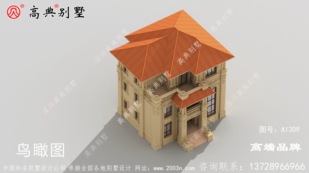 欧式三层别墅设计图,爸妈喜欢的不得了