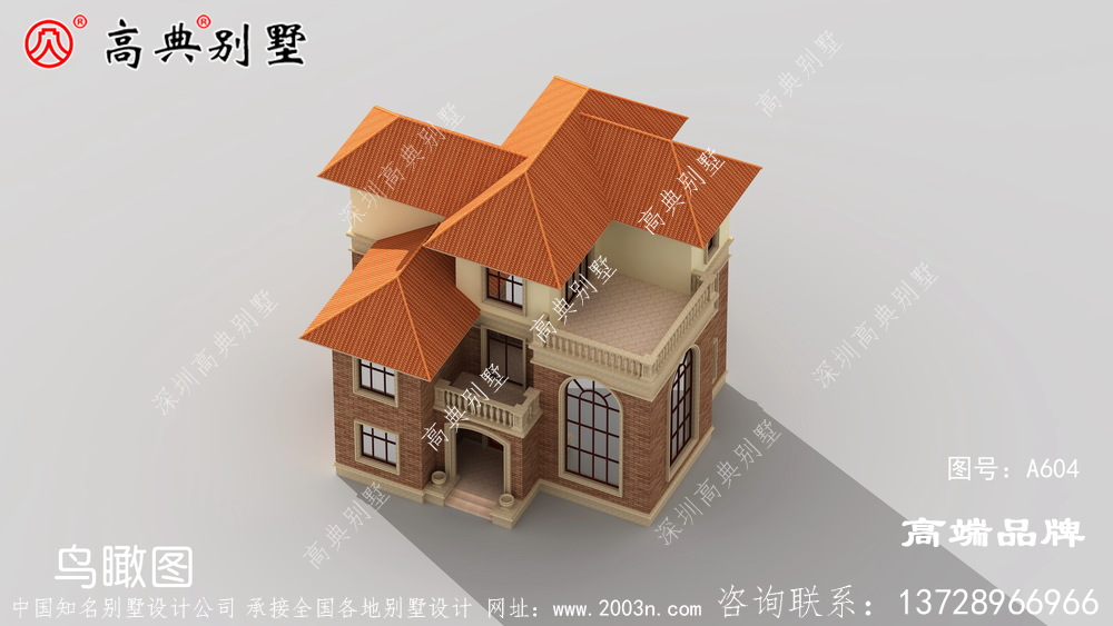 农村别墅,每层卧室都是套房保证个人隐私