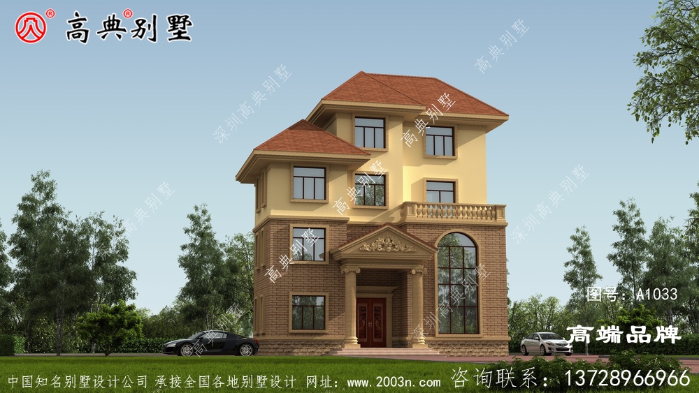 简欧风格干净又整洁,非常符合新农村建房标准