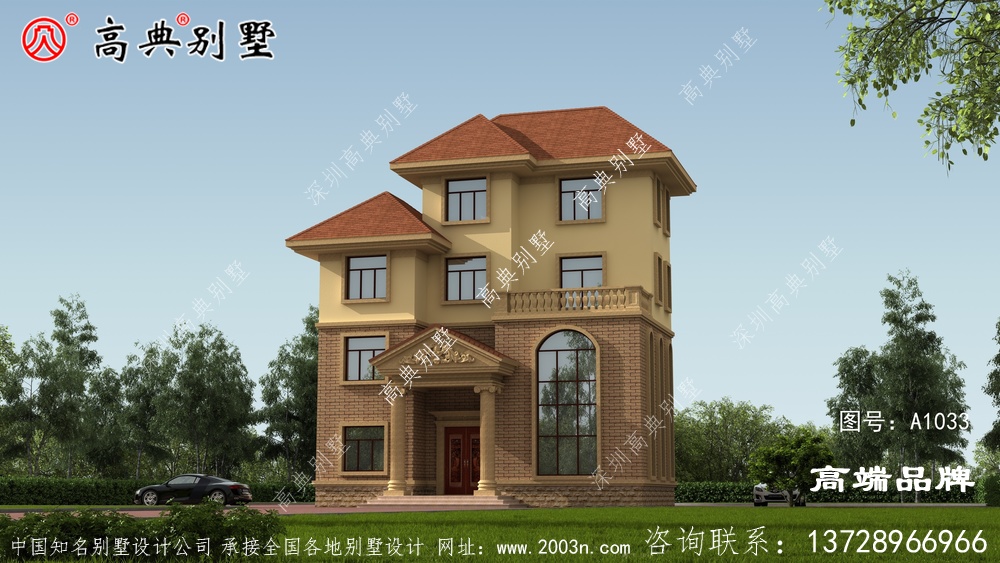 简欧风格干净又整洁,非常符合新农村建房标准