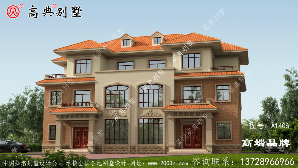 在农村建双拼三层别墅,父母住的舒服,兄弟俩又可以经常回家陪父母