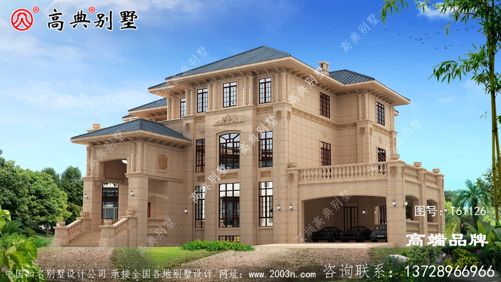 独特的造型与绿化景观相结合 ，给人丰富的视觉观感