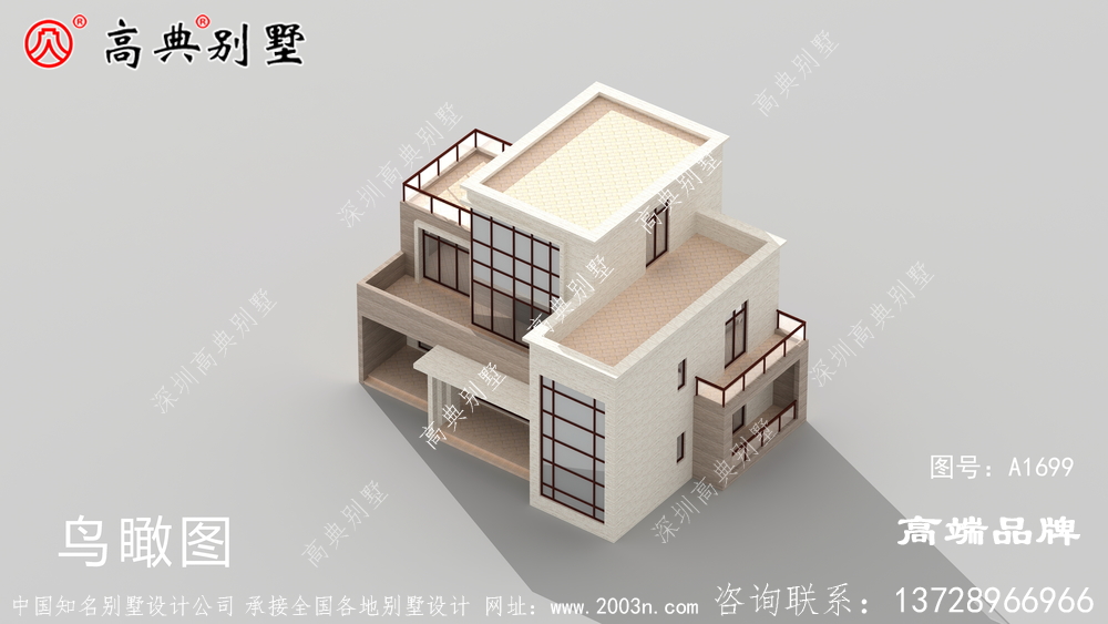 农村建现代三层别墅，绝对是当地一道靓丽的风景线