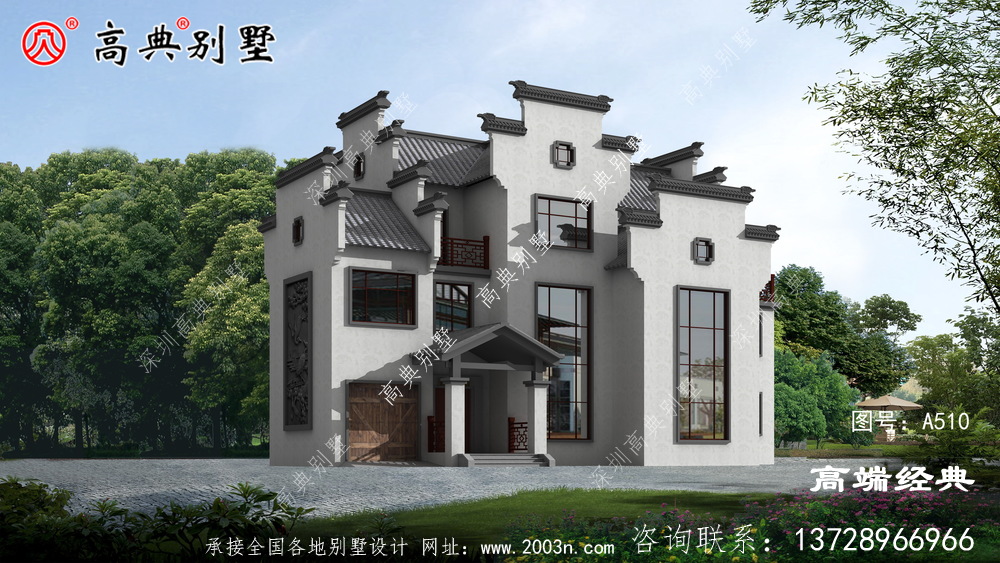 看着灯火阑珊的城市夜景更想念家乡，何不回去建栋别墅呢？