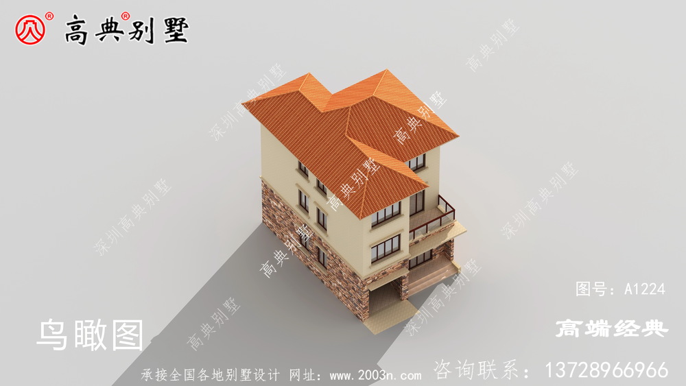 下面这款欧式小别墅,满足业主所需,图纸快快收藏。